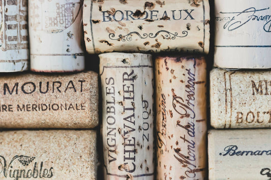 "Wine Corks (Bordeaux)" - Fine Art Print 5"x7" with white acid-free matboard 8"x10"