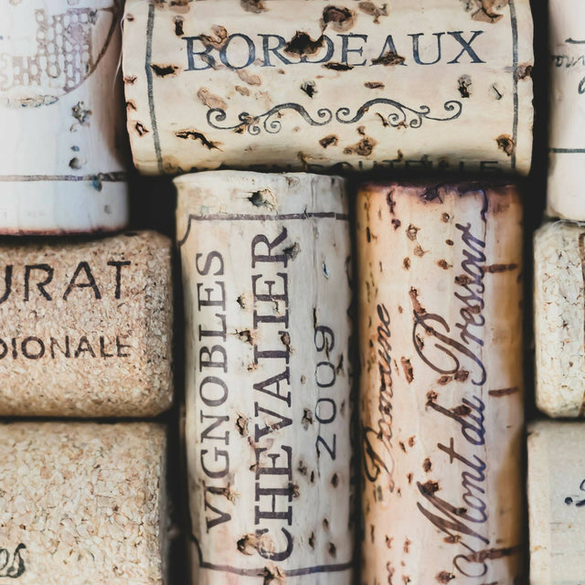 "Wine Corks (Bordeaux)" - Fine Art Print 5"x7" with white acid-free matboard 8"x10"