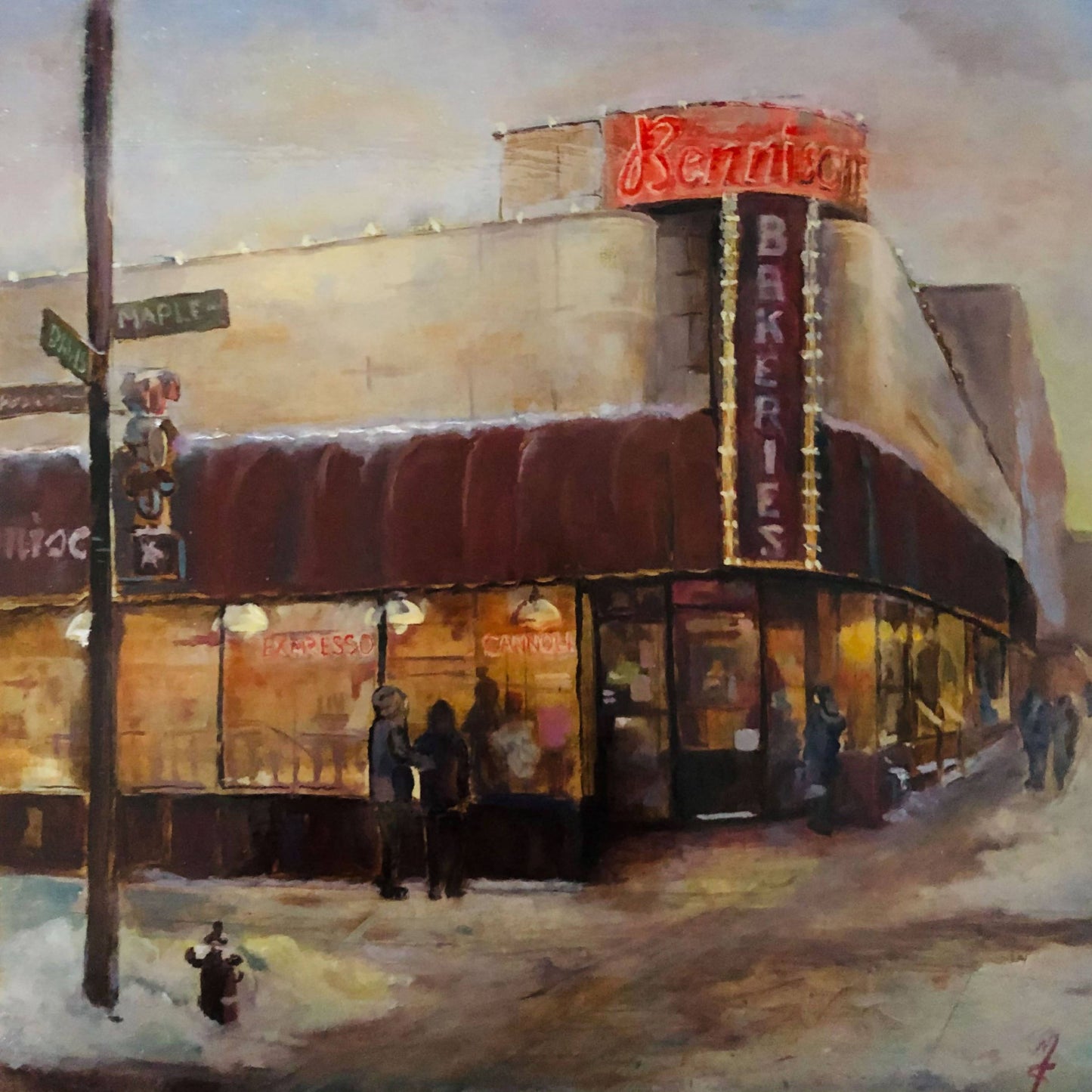 Bennison's Bakery - 12 x 12 Matted Museum Quality Prints