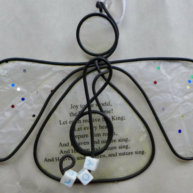 Joy to the World Angel Ornament