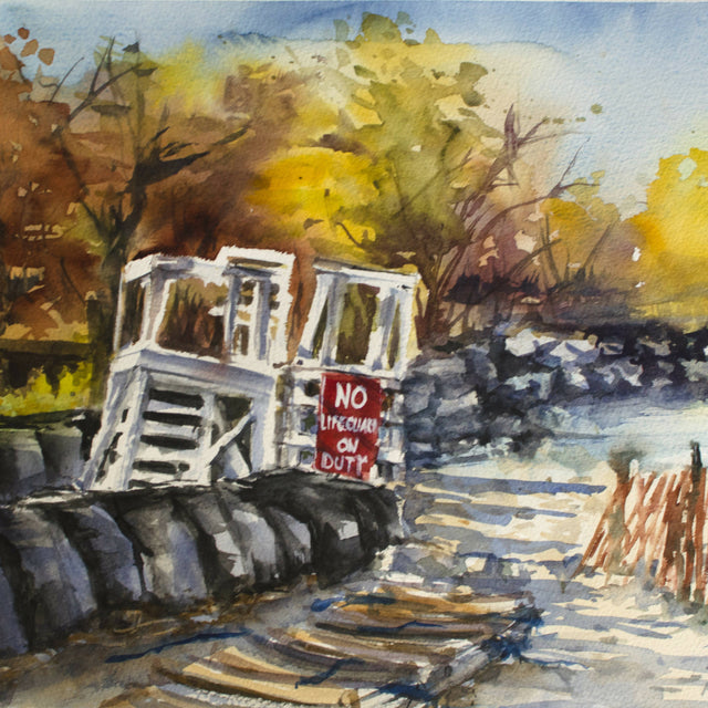 Fall at Greenwood Beach