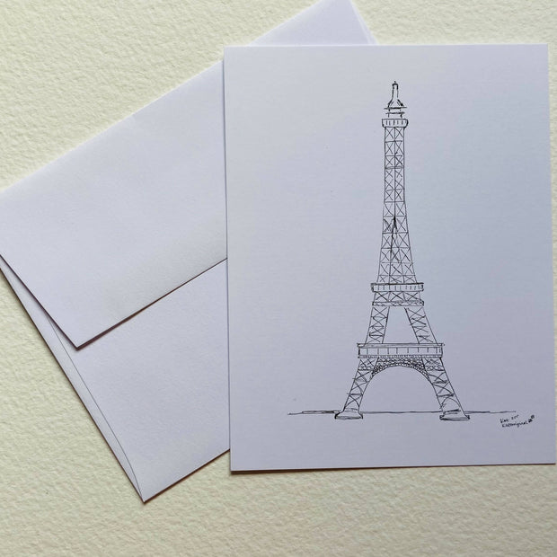 Large Notecards "La Tour Eiffel" by Katherine Orr