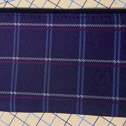Silk padded pencil case