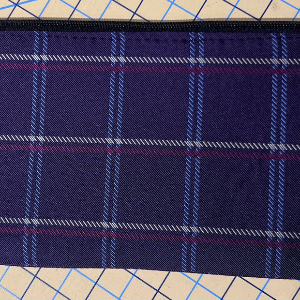 Silk padded pencil case