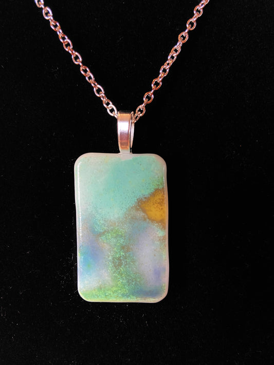 Glass Necklace 18”