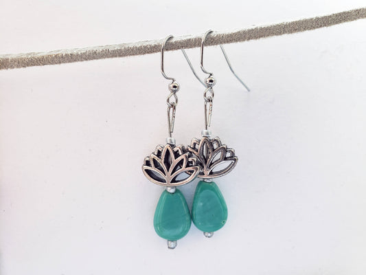 Lotus Earrings