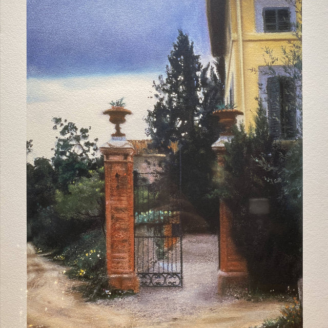 Villa Gate & Cypress
